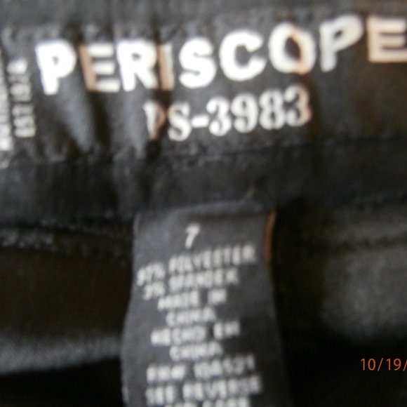 Womans black pants  size 7 - Picture 6 of 9